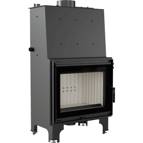 Water heating fireplace AQUARIO A 18 kW Ø 200 Double glass
