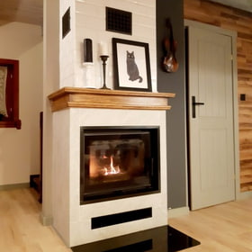 Cast iron fireplace ZUZIA ECO 12 kW Ø 150