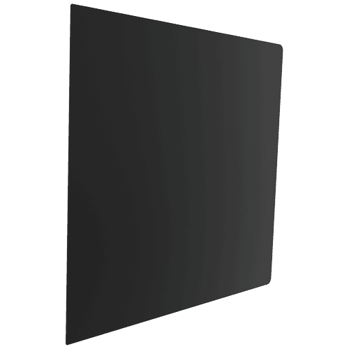 Stahlsockel für freistehenden Ofen MODELL 9 80x80 cm schwarz
