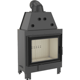 Kamineinsatz aus Stahl KRATKI MBA 17 kW Ø 200