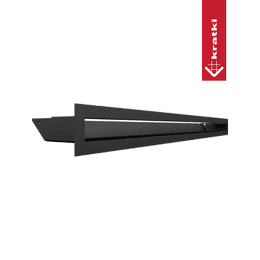 Ventilatiedeksel LUFT 6x80 zwart