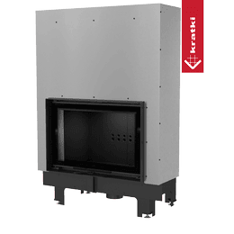 Vesilämmitystakka KRATKI MBO 15 kW Ø 200 nostettava musta thermotec vuori