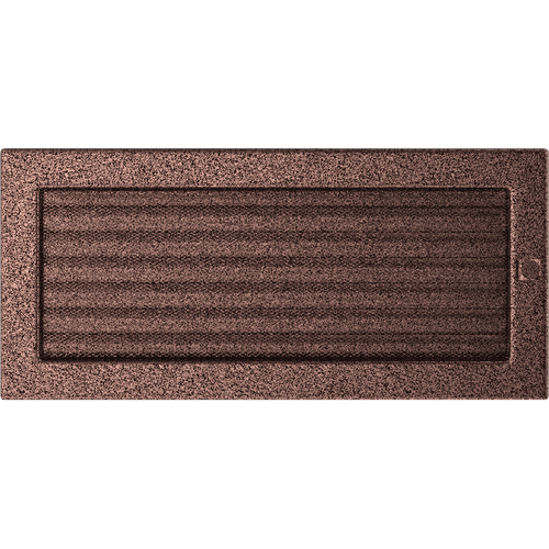 Rejilla de ventilación 17x37 cobre con persianas