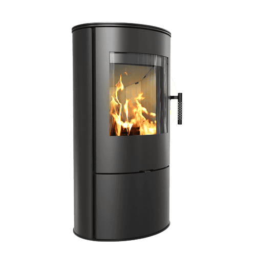Wood burning steel stove ROLLO 7 kW Ø 150