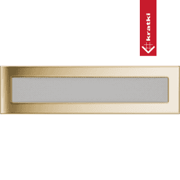 Ventilkåpa 11x42 guldpläterad