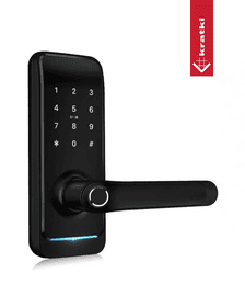Klamka elektroniczna, zamek biometryczny TTLOCK H15B, Wi-Fi, bluetooth, czarny