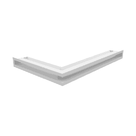 Kratka wentylacyjna kominkowa LUFT narożny prawy 40x60x6 biała