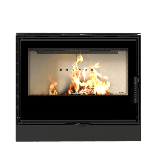 Wood burning steel stove KARI 80 Ø 180 12 kW