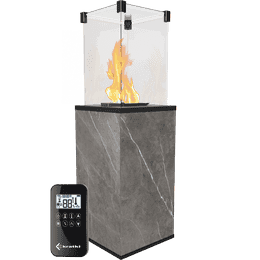 Plinski grelec Patio Mini Quartz Sintrana Osnovna plošča Natura Pietra Grey avtomatski 8,2 kW