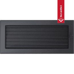 Vent Cover 17x37 graphite with blinds