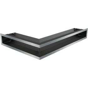 Vent Cover LUFT corner right 40x60x9 polished Slim
