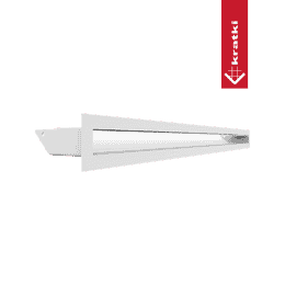 Griglia di ventilazione LUFT 6x80 bianco