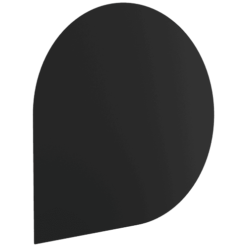 Socle en acier pour poêle MODÈLE 1 100x100 cm noir