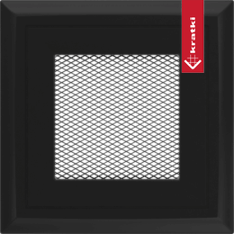Kratka wentylacyjna kominkowa Oskar 11x11 czarna