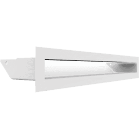 Kratka wentylacyjna kominkowa LUFT 6x40 biała Slim