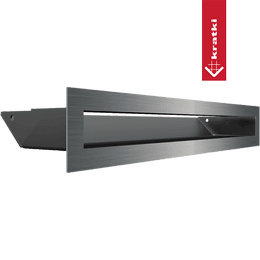 Ventilatiedeksel LUFT 6x40 gepolijst Slim