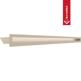 Griglia di ventilazione LUFT 6x100 crema Slim