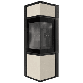 Дровяная печь TORA/S 8 кВт FOKOS SALE черный термотек самозакрывающаяся дверь