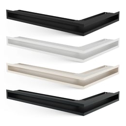 Griglia di ventilazione LUFT angolo 56x56x9 nero