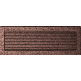 Rejilla de ventilación 17x49 cobre con persianas