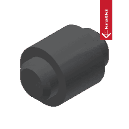 Zibi zawiasa drzwi dł. 17mm fi 12mm
