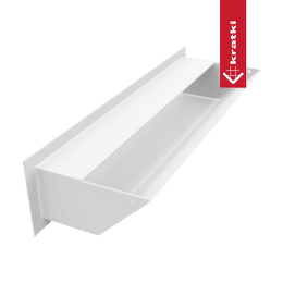 Ventilasjonsdeksel LUFT 9x40 hvit