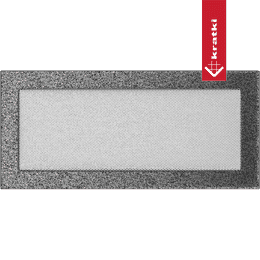 Vent Cover 17x37 black and silver