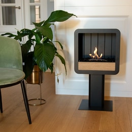 TETRA Biokamin mit Eichenfront