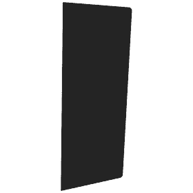 Podstawa stalowa pod piec Wzór 7 40x100 cm czarna