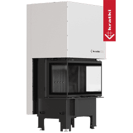 Kandalló KRATKI REGNOR 680/280 7 kW Ø 160 3 oldalas, fekete thermotec