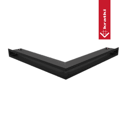 Ventiliacijos dangtis LUFT kampas 56x56x6 juodas