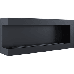 Wandkamin Bioethanol Eckkaminl DELTA links 120 cm TÜV