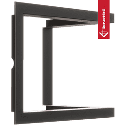 Steel frame for fireplace KRATKI SIMPLE/Z/BS corner left right width 60