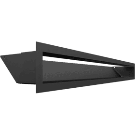 Kratka wentylacyjna kominkowa LUFT 9x80 czarna Slim