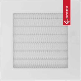 Ventilacijski poklopac 17x17 bijeli sa sjenilima