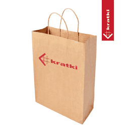Papirnata vrećica s logotipom KRATKI