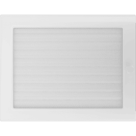 Rejilla de ventilación 22x30 blanco con persianas