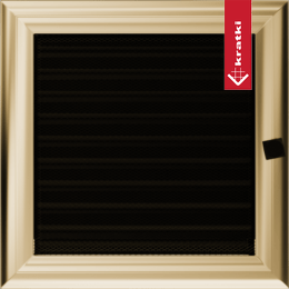 Kratka wentylacyjna kominkowa Oskar 22x22 z żaluzją