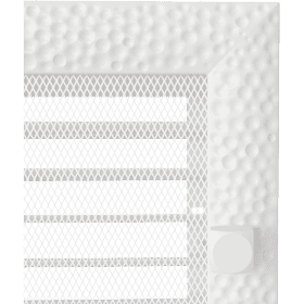 Rejilla de ventilación VENUS 17x49 blanco con persianas