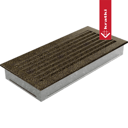 Ventilacijski poklopac FRESH 17x37 crna i zlatna
