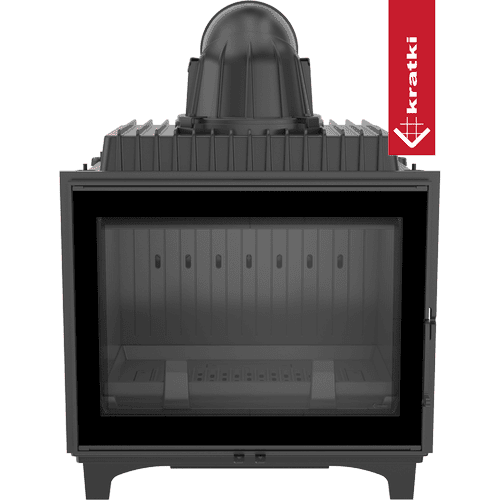 Cast iron fireplace KRATKI FRANEK 12 kW Ø 200
