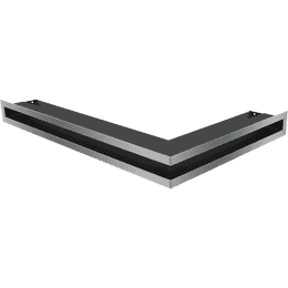 Ventilācijas vāks LUFT stūra kreisais 60x40x6 pulēts Slim