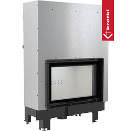 Termosemineu KRATKI MBO 15 kW Ø 200 deschidere verticala