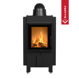 Cheminée en acier KRATKI LAWA 9 kW Ø 200, revêtement noir