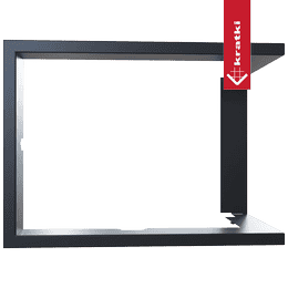 Frame for LUCY 12 BSP fireplace stove frame width 35 mm