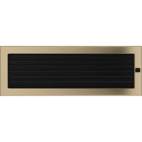 Vent Cover 17x49 gold - plated with blinds