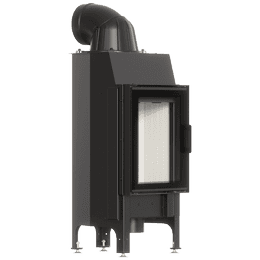 Kamineinsatz aus Stahl KRATKI NADIA 8 kW Ø 200