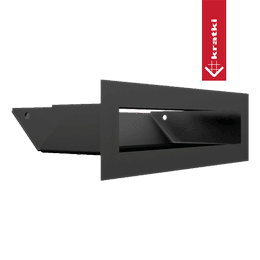 Ventilasjonsdeksel LUFT 6x20 sort Slim