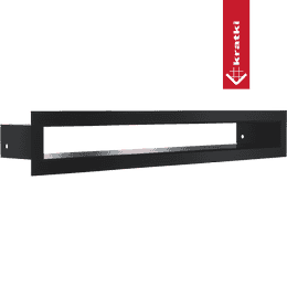 Griglia di ventilazione Tunnel 6x40 nero