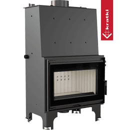 Boiler fireplace AQUARIO 16 kW Ø 200 Double glass